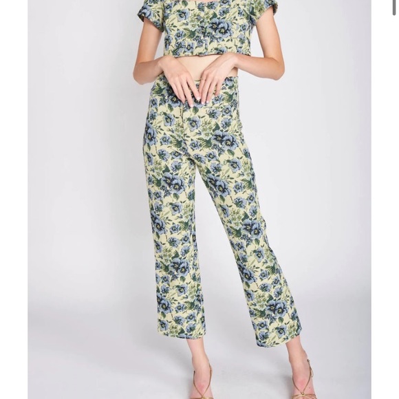 En Saison Passion Jacquard Tapestry Trousers - Picture 2 of 9